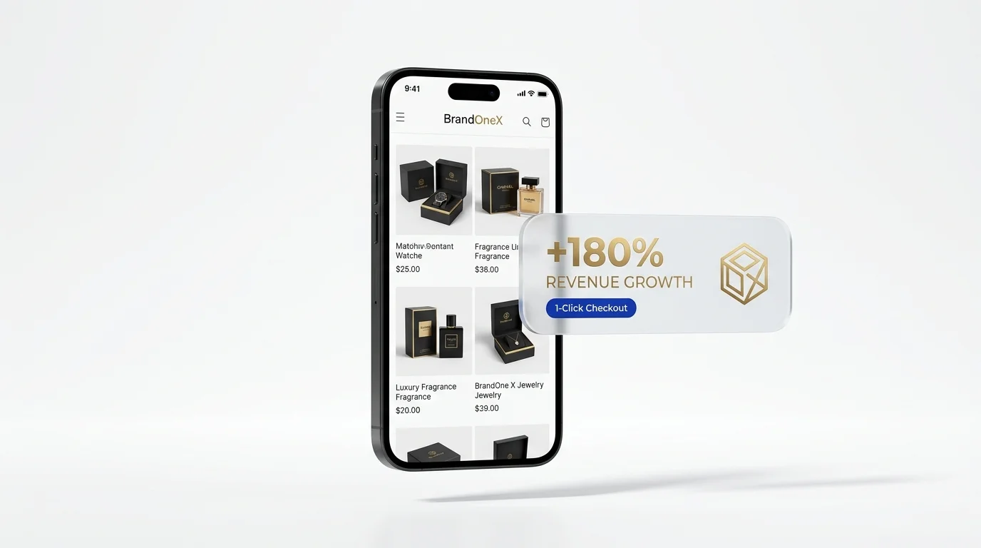 Shopify store optimization and D2C ecommerce growth architecture by BrandOneX DigiTech