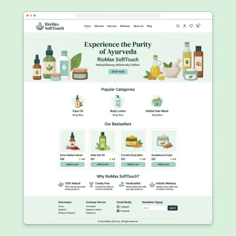 RioMax Ayurvedic digital marketing project