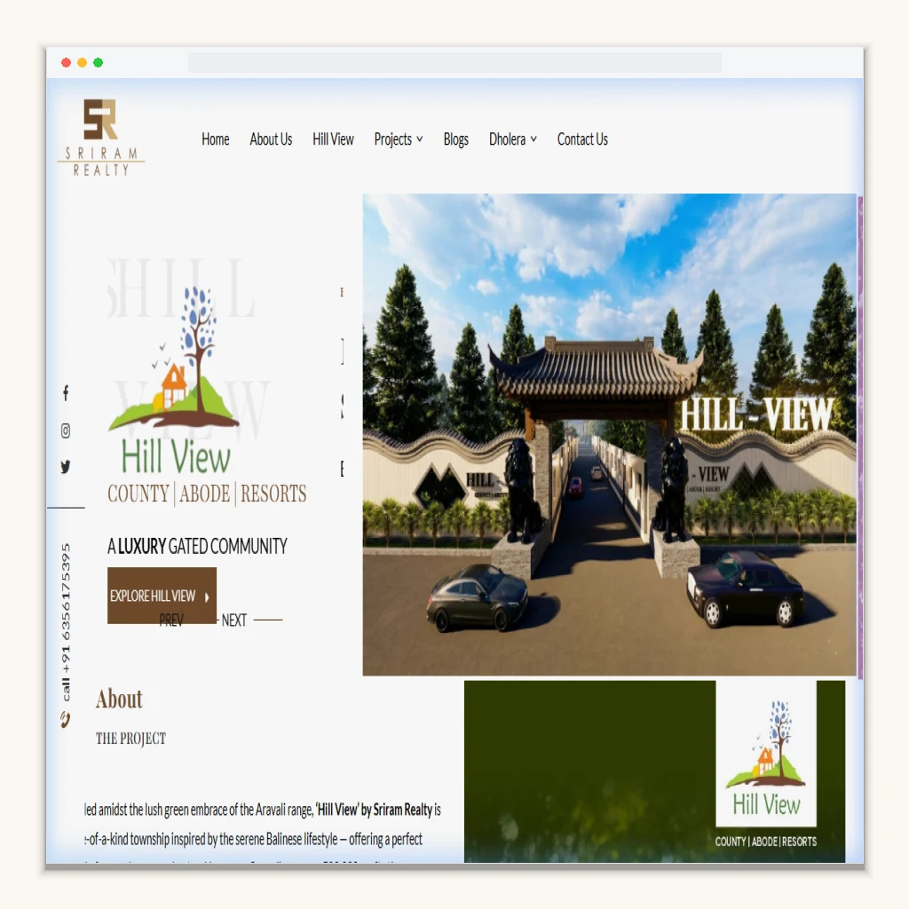 Sriram Realty Luxury Townships project preview